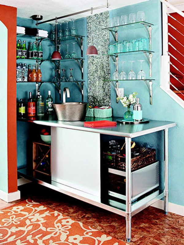 Small Wet Bar Ideas For Basement - Basement Bar Ideas With Tv