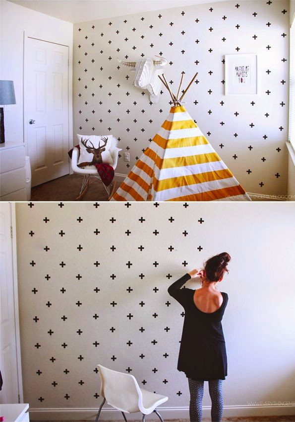 20+ DIY Washi Tape Wall Art Ideas