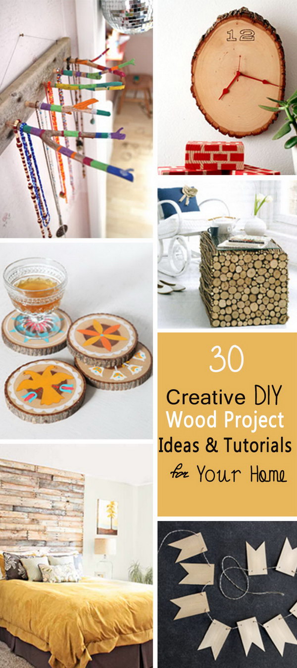 Creative Diy Wood Project Ideas Tutorials For Your Home