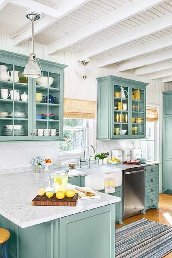 80+ Cool Kitchen Cabinet Paint Color Ideas