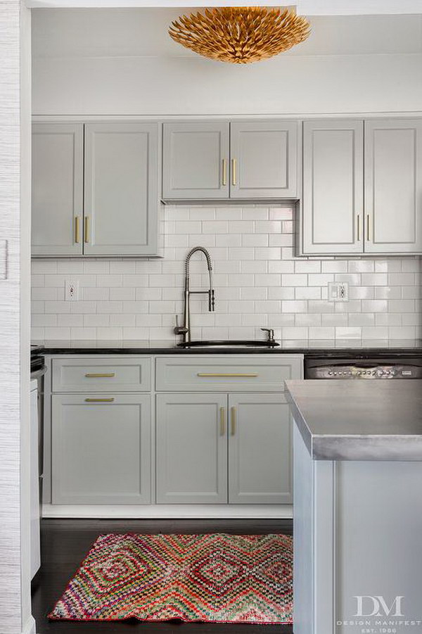 Light Grey Kitchen Cabinet Paint