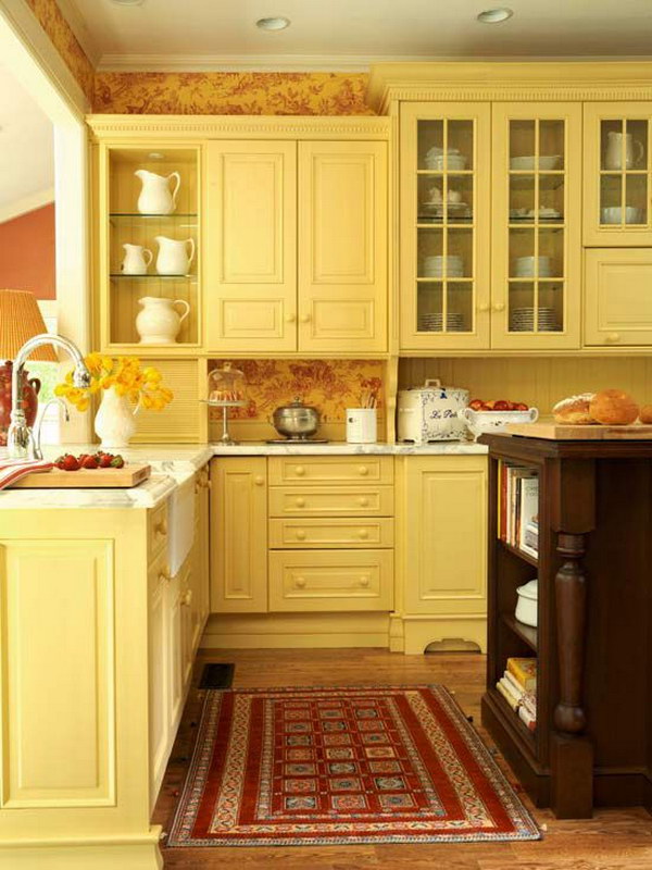 80+ Cool Kitchen Cabinet Paint Color Ideas