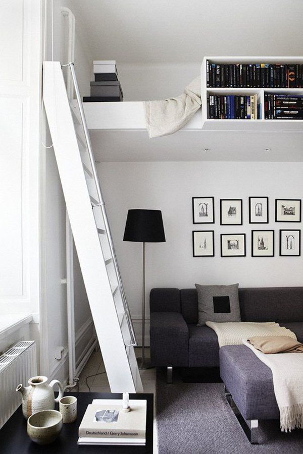 loft beds rooms living modern bed cool