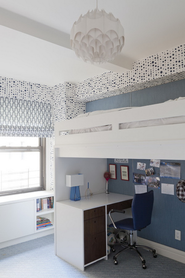 contemporary boys bedroom design by lauren rubin architecture 