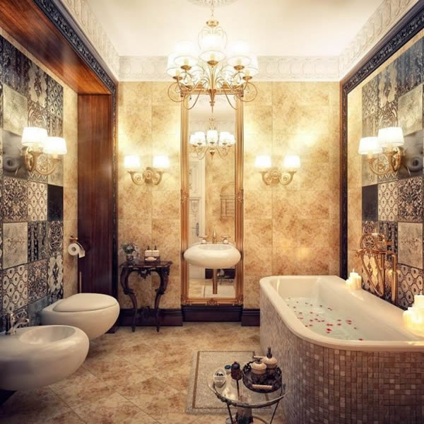 Romantic Bathroom Idea For Small Bathroom 