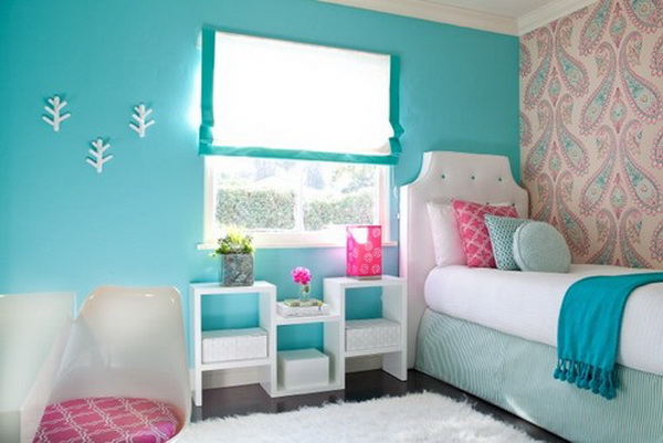 Blue Girl's Bedroom 