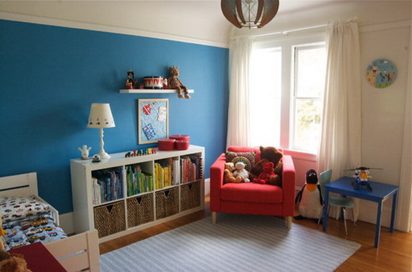 contemporary blue bedroom 17 