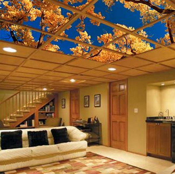 20 Cool Basement Ceiling Ideas