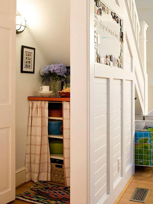 Closet Under Stairs. 