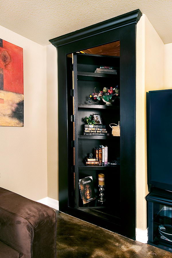 Hidden Door Bookcase.