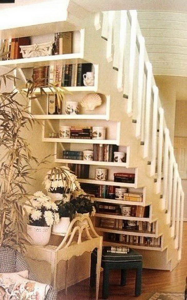 Under Stair Space Saving Shelving. 