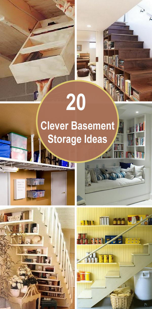 20 Clever Basement Storage Ideas.