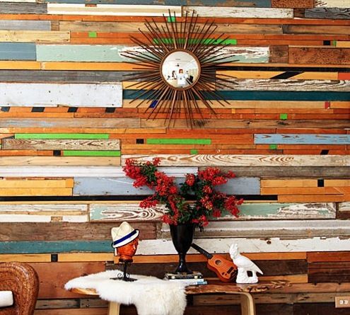 DIY Wood Wall, 