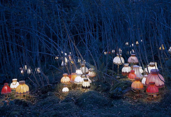 Light Installation. Conceptual artist Rune Guneriussen transforms the most ordinary of objects into large scale installations that pepper the dreamlike landscape of his native Norway. 