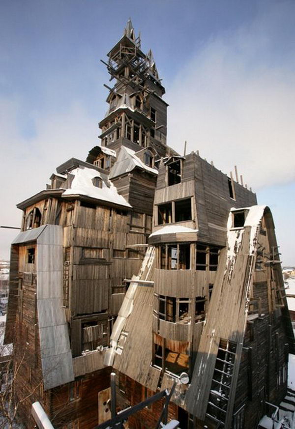 Wooden Gagster House (Archangelsk, Russia). 