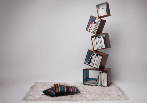 Equilibrium Bookcase Decorative Shelving, 