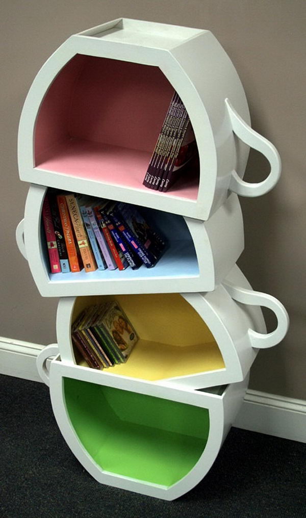 Stacked Teacup Shelves, 