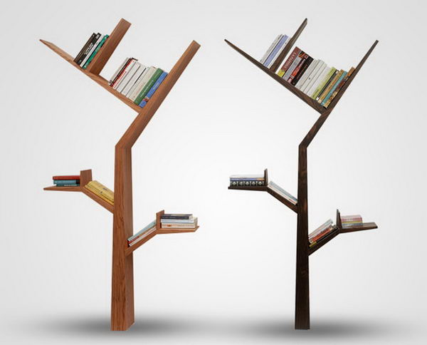 Tree Bookcase Decorative Shelving, 