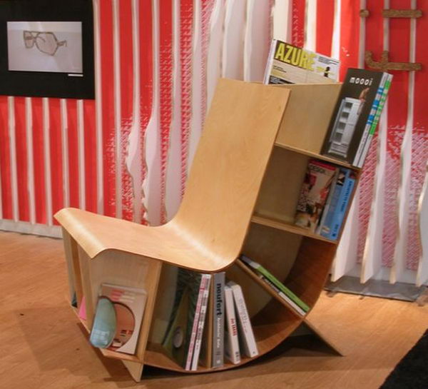 Bookseat Decorative Shelving Idea, 