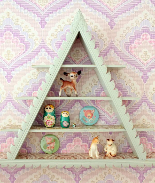 Vintage Display Shelf, 