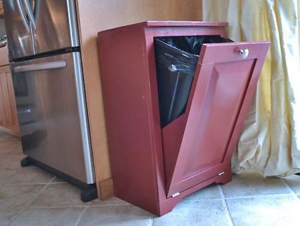 tilt out trash can. Smart, well organized, bright and beautiful. The right storage containers can make a difference in storing your possessions for safekeeping and easy access. 