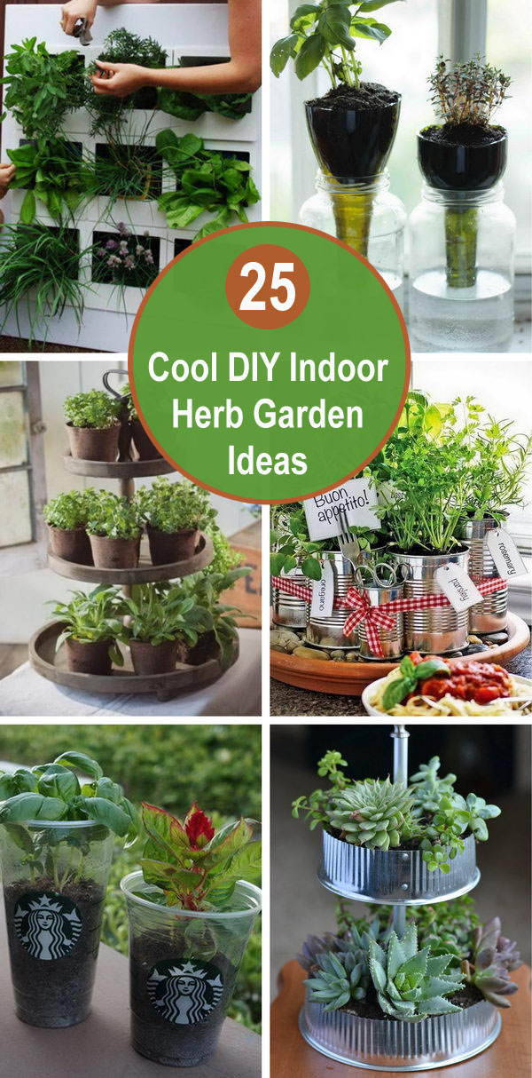 25 Cool DIY Indoor Herb Garden Ideas.