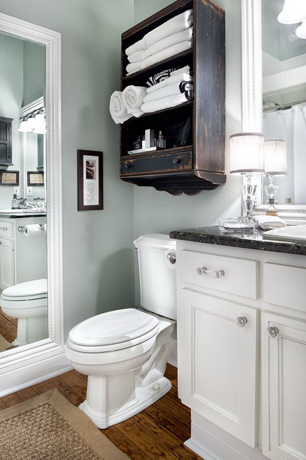  Over  The Toilet  Storage  Ideas  for Extra Space