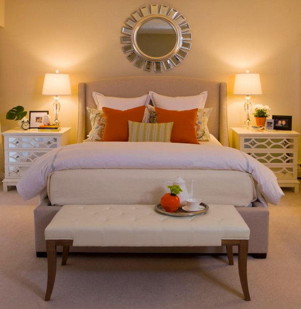 Orange Master Bedroom Paint Color Ideas