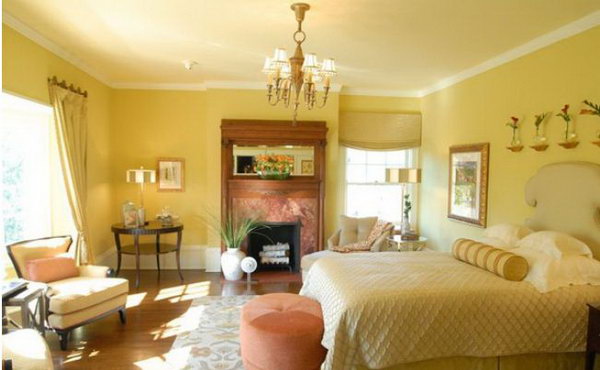 Yellow Master Bedroom Paint Color Ideas 