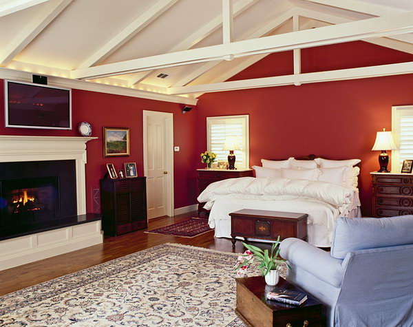 Red Master Bedroom Paint Color Ideas