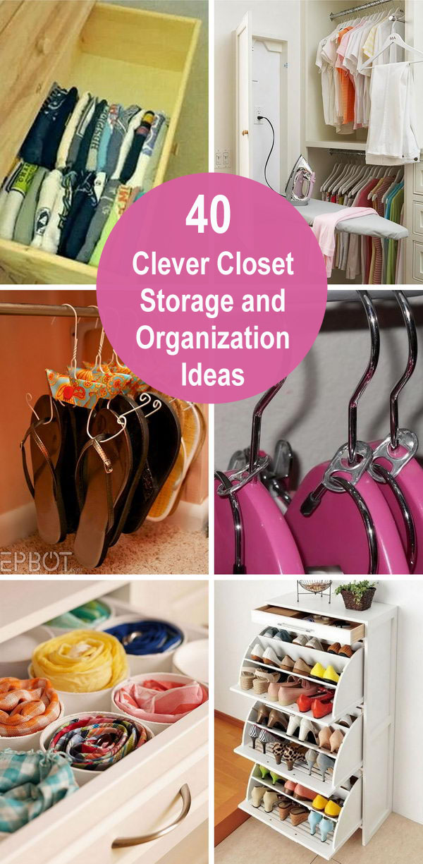 40+ Clever Closet Storage and Organization Ideas