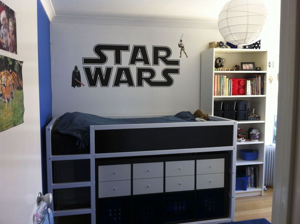 Add Storage Place to IKEA kura Loft Bed 