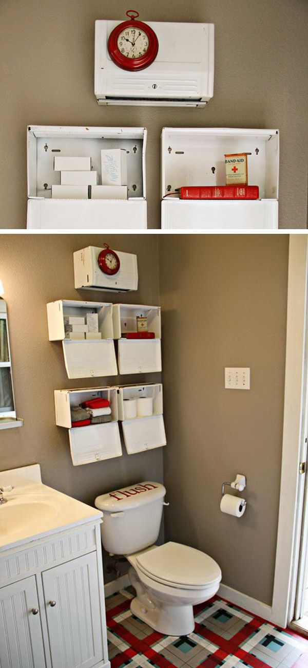  Over  The Toilet  Storage  Ideas  for Extra Space