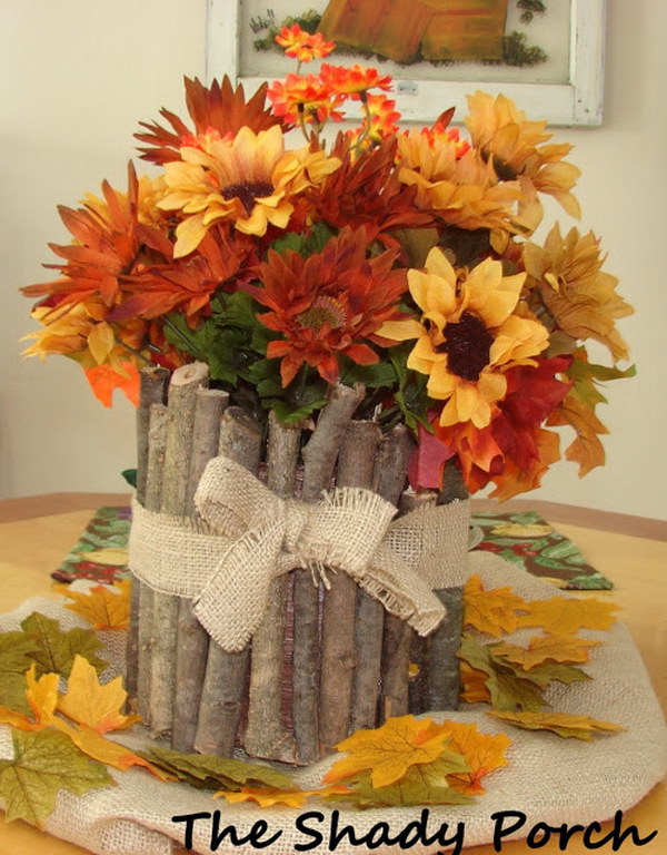 Rustic Fall Centerpiece 