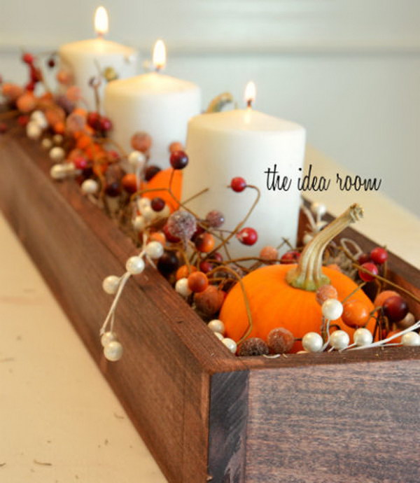 Autumnal Table Centerpiece 