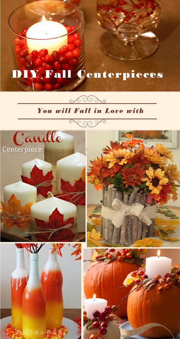 DIY Fall Centerpieces You will Fall in Love with. 