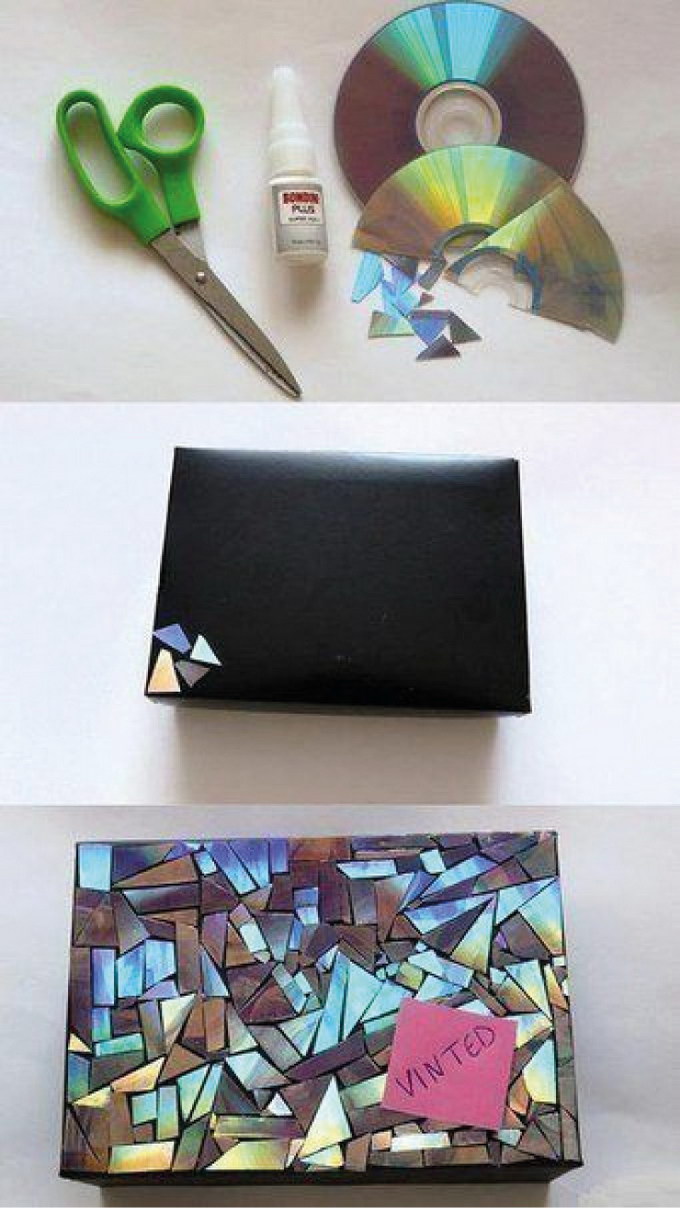 DIY Mosaic Gift Wrapping . 