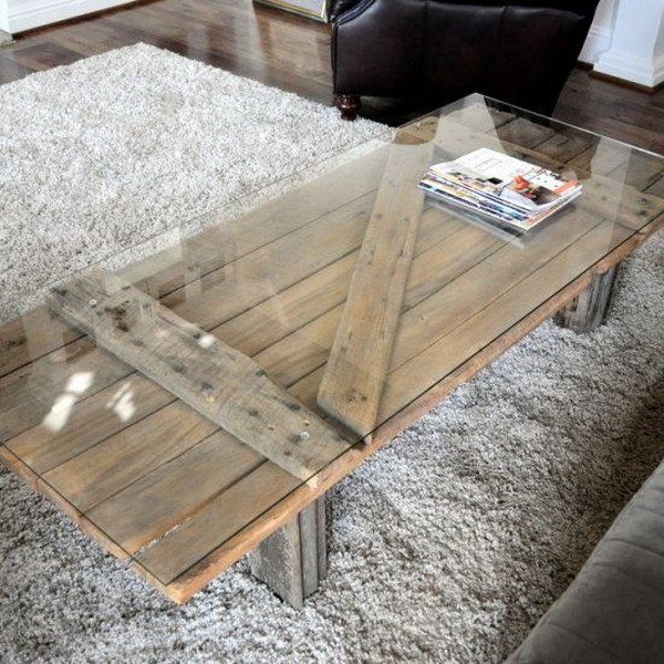 Barn Door Coffee Table. 