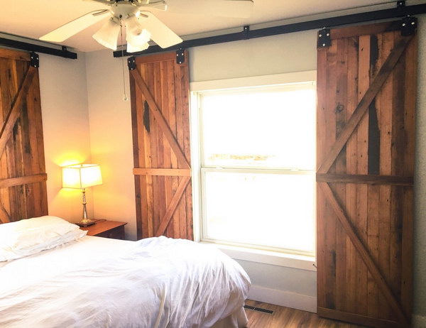 Barn Door Window Shutters. 