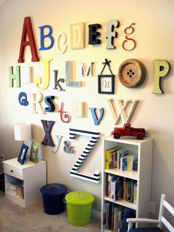 Alphabet Wall Art. 