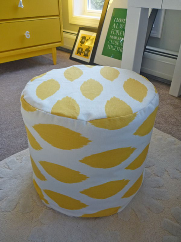 DIY Nursery Ottomans. 