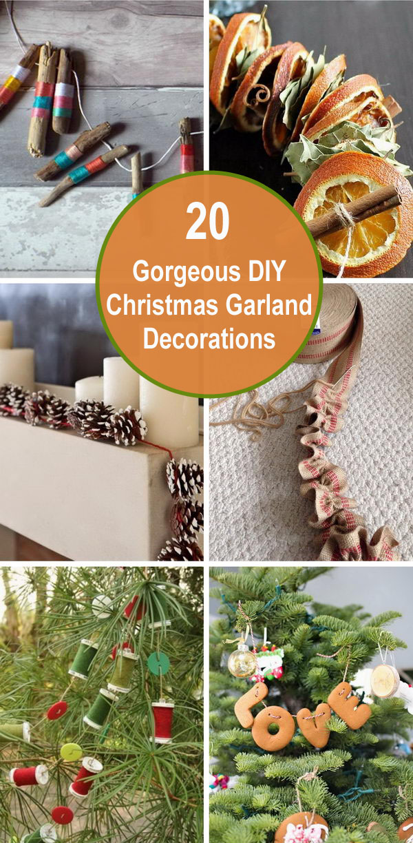 20 Gorgeous DIY Christmas Garland Decorations. 