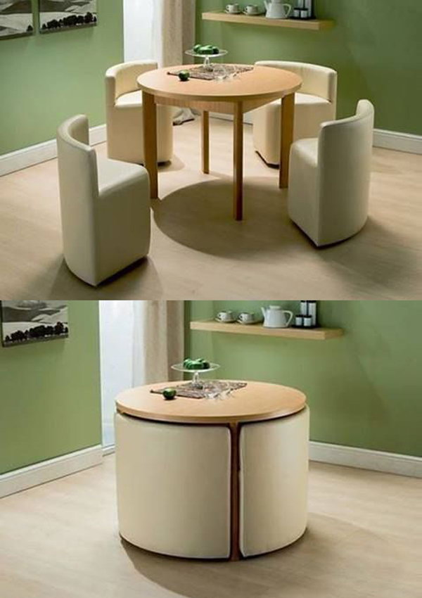 14 Compact Table And Chairs 