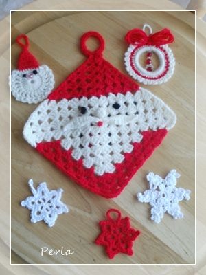 Crochet Santa. 