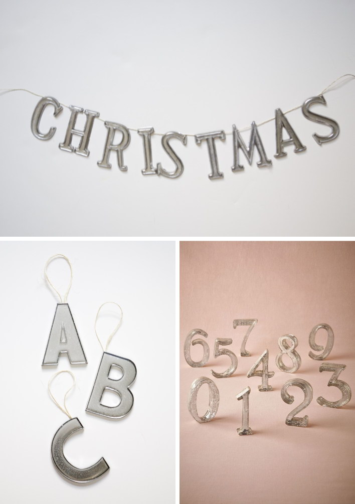 DIY Mercury Glass Letters 