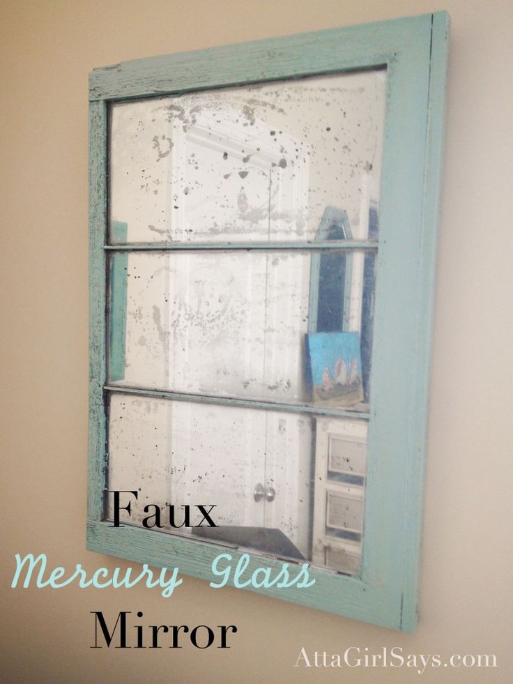 Spay Paint an Old Window to Get a Vintage Look 