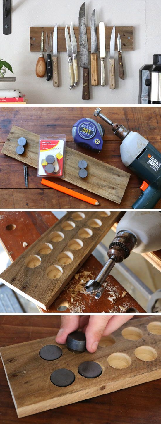 Too Many Coffee & Tea Mugs? Free Up Cabinet Space With This Cool Wood Pallet DIY