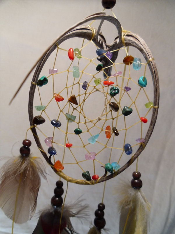 Colorful DIY Dream catcher . 