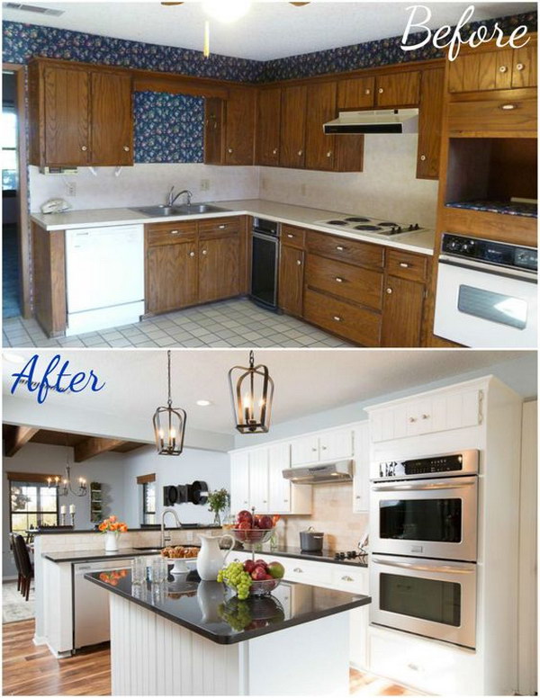 Fixer Upper Kitchen Makeover. 