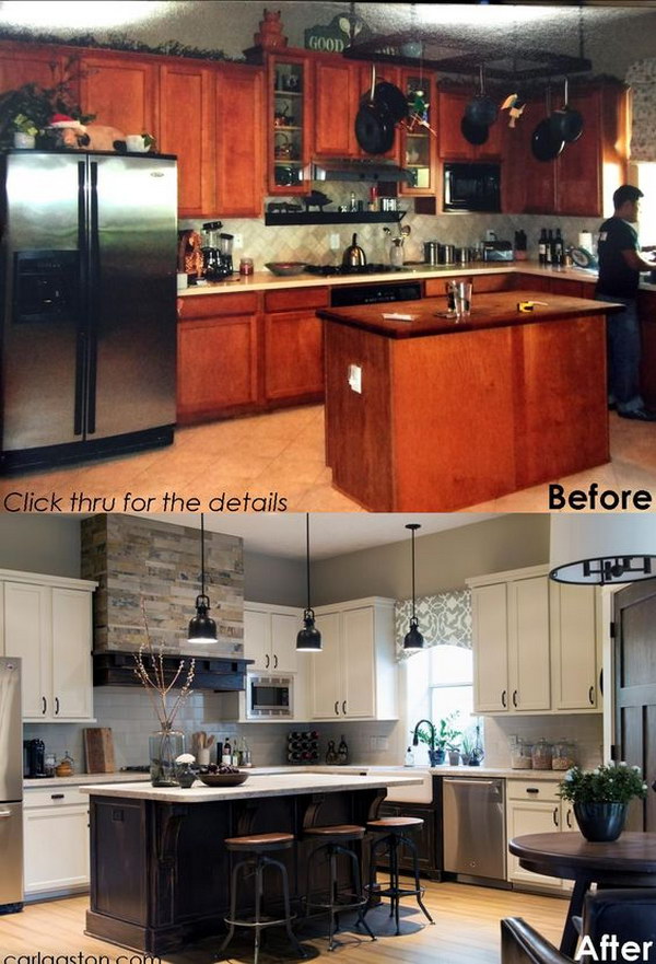 Pretty Before And After Kitchen Makeovers